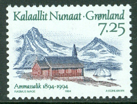 Grönland – F  245 Ammassalik (Taseelaq) 100 år, 1 kpl **