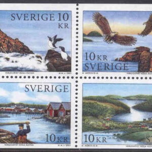 Sverige – F 2472-2475 Världsarvet 6 – Höga kusten, 4-block kpl **