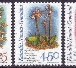 Grönland – F  284-286 Arktiska orkidéer II, 3 kpl**