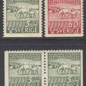 Sverige – F  368-369 Lantbruksmötena 100 år, 4 kpl **