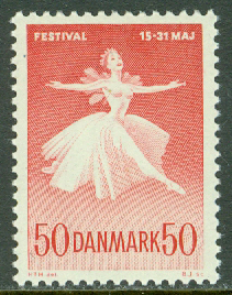 Danmark – F  461a Köpenhamnsfestivalerna, 60 öre **