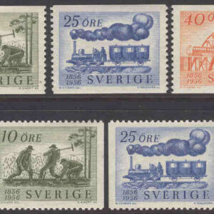 Sverige – F  483-485 Sveriges järnvägar 100 år, 7 kpl **