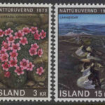 Island – F  484-485 Naturvårdsåret, 2 kpl **
