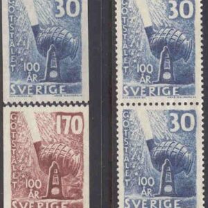 Sverige – F  495-496 Götstålet 100 år, 4 kpl **