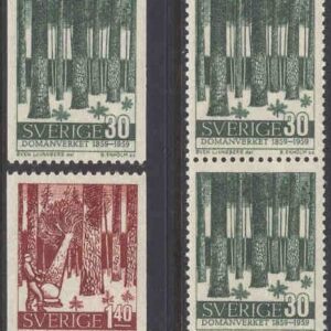 Sverige – F  505-506 Domänverket 100 år 4 kpl **