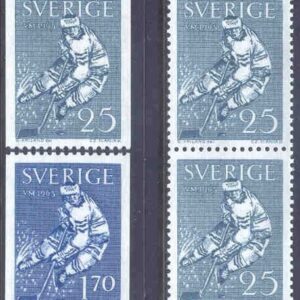Sverige – F  542-543 VM i ishockey 4 kpl **
