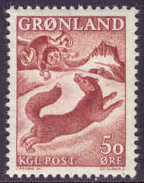 Grönland – F   66 Sagomotiv II Gossen och räven, 1 kpl **