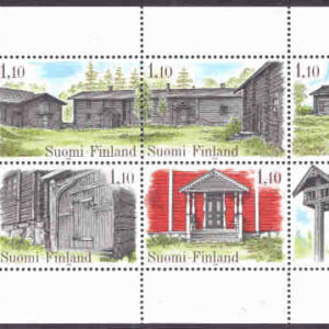 Finland – F  853-862 Bruksserie IV: Finländska allmogebyggnader, 10-Block kpl **