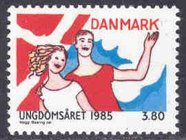Danmark – F  860 FN`s Int. ungdomsår, 1 kpl **