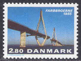Danmark – F  865 Faröbroarnas invigning, 1 kpl **