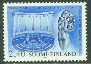 Finland – F  904 Enkammarriksdagen 75 år, 1 kpl **