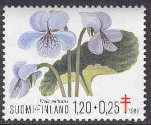 Finland – F  934-936 Antituberkulosmärken 1983, skogs- och kärrväxter, 3 kpl**