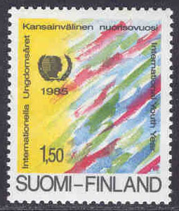 Finland – F  979 Världsungdomsåret, 1 kpl**