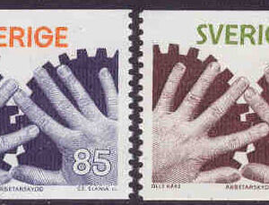 Sverige – F  981-982 Arbetarskydd, 2 kpl **