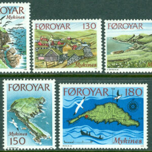 Färöarna – F   33-37 Mykines, 5 kpl **