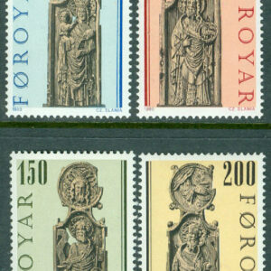 Färöarna – F   57-60 Kyrkbänkar I, 4 kpl **