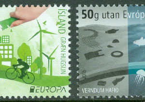 Island – F 1507-1508a Europa 2016 – Think green, 2 kpl
