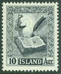Island – F  321 Gamla handskrifter I, 10 aur **