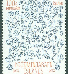 Island – F 1395 Nationalmuséet 150 år, 1 kpl **