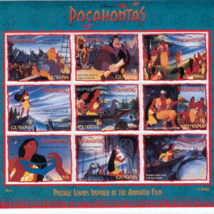 Guyana – M 5263-5271 Disney – Pocahontas, 9-block **