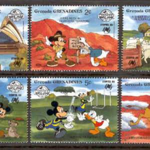 Grenada Grenadines – M 1051-1056 Musse Pigg i Australien, 6 ol **