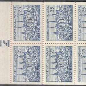 Sverige – F H 102 A cyls 2 Stockholm 700 år, kpl **