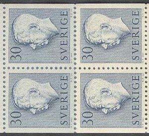 Sverige – F H 117 C1b Gustaf VI Adolf, typ II, kpl **