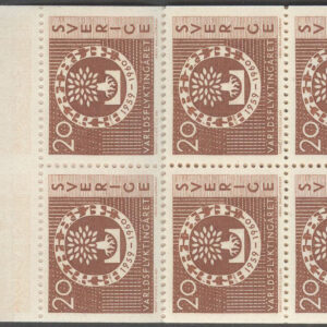 Sverige – F H 132 Världsflyktingåret 1959-1960, kpl **