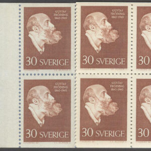 Sverige – F H 134 Gustaf Fröding, kpl **