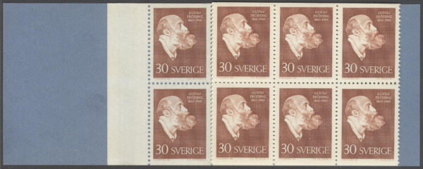 Sverige - F H 134 Gustaf Fröding, kpl **