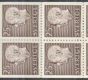 Sverige – F H 147 F Gustav VI Adolf, typ III, kpl **