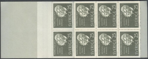 Sverige - F H 160 b Nobelpristagare 1903, kpl **
