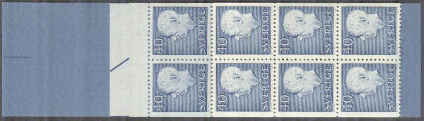 Sverige - F H 165 D2a Gustaf VI Adolf, typ III, kpl **