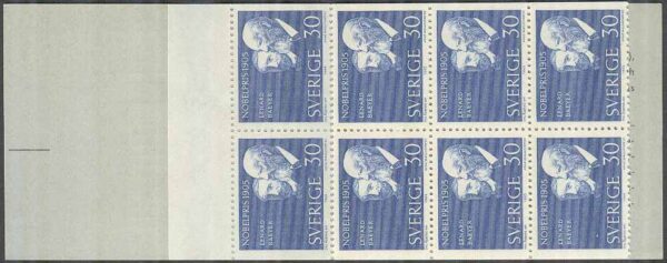 Sverige - F H 173 RT Olivgrönt Nobelpristagare 1905, kpl **