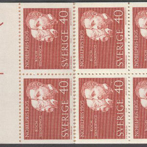 Sverige – F H 174 B Nobelpristagare 1905, kpl **