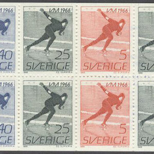 Sverige – F H 176 A2 VM på skridsko 1966, kpl **