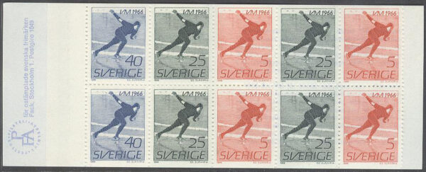 Sverige - F H 176 A2 Mås VM på skridsko 1966, kpl **