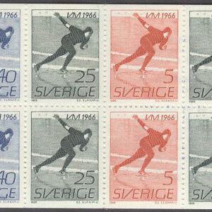 Sverige – F H 176 A2 kn 2,5+ VM på skridsko 1966, kpl **