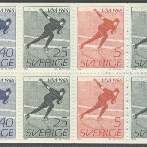 Sverige – F H 176 B1 VM på skridsko 1966, kpl **