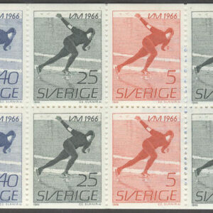 Sverige – F H 176 B2 VM på skridsko 1966, kpl **