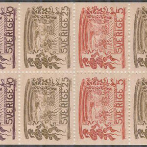 Sverige – F H 180 A1 cyls 2 + X vänster slinga Drottningholmst 200 år, kpl DUBBEL **