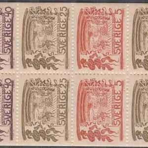Sverige – F H 180 A1 cyls 2 slinga + kn +2 Drottningholmsteatern 200 år, kpl ** DUBBEL