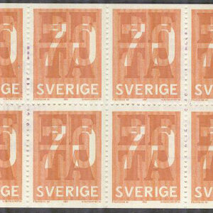 Sverige – F H 187 A cyls 2 EFTA, kpl **