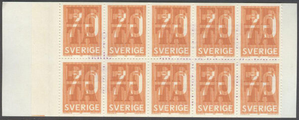Sverige - F H 187 B EFTA, kpl **