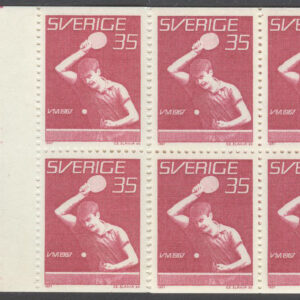 Sverige – F H 189 A VM i Bordtennis 1967, kpl **