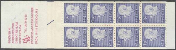 Sverige - F H 190 C Gustav VI Adolf, typ III, kpl **