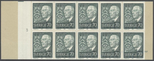 Sverige - F H 199 cyls 2 Gustaf VI Adolf 85 år, kpl **