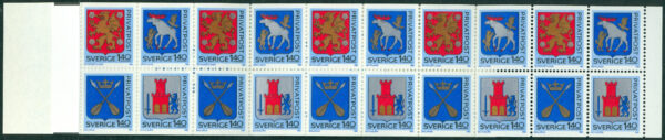 Sverige - F H 330 Rabattmärken III. Svenska landskapsvapen, 20 kpl **