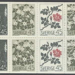 Sverige – F H 205 A T1b Vildblommor, kpl **