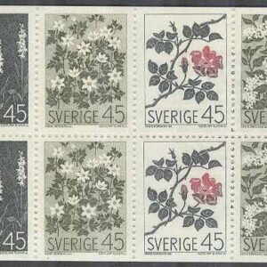 Sverige – F H 205 A T1a cyls 1 Vildblommor, kpl **